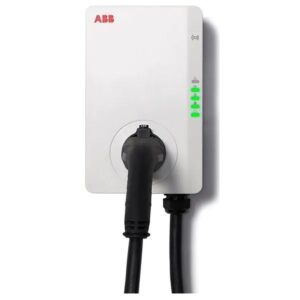 ABB Terra AC 7,4 kW okos fali töltő 5 méteres Type 2 kábellel (Wifi, távoli elérés, applikáció, OCPP, RFID)
