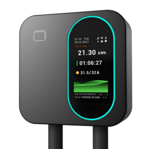 BEV Power Smart Wallbox 6-16 A / 11 kW 3 fázisú fali töltő 5 méteres Type 2 kábellel (Wifi, Bluetooth, applikáció, RFID)