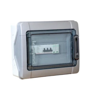 Komplett védelem csomag 3 fázisú 11 kW-os fali töltőhöz (3 fázisú C16 kismegszakító, + A típusú áram-védőkapcsoló + T2-T3 túlfeszültség levezető)